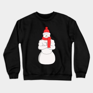 Muscle Snowman Crewneck Sweatshirt